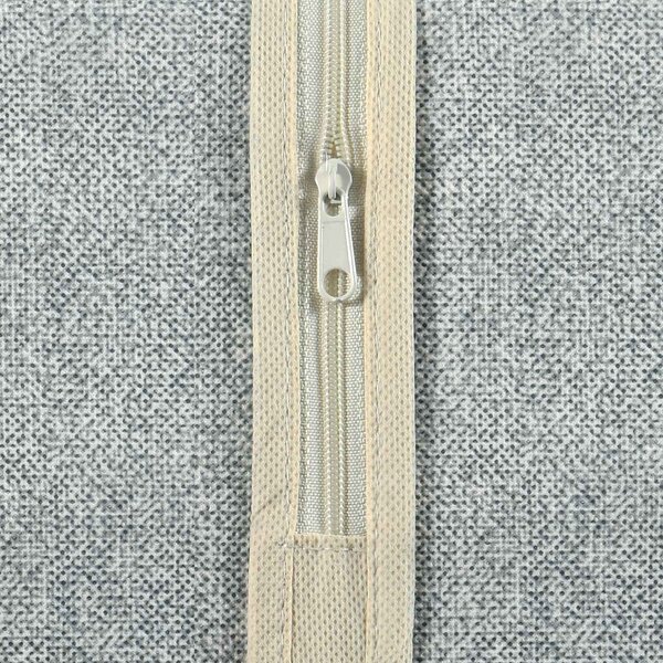 MSV obal na oblečení, šedý, polypropylen, 60 x 150 cm