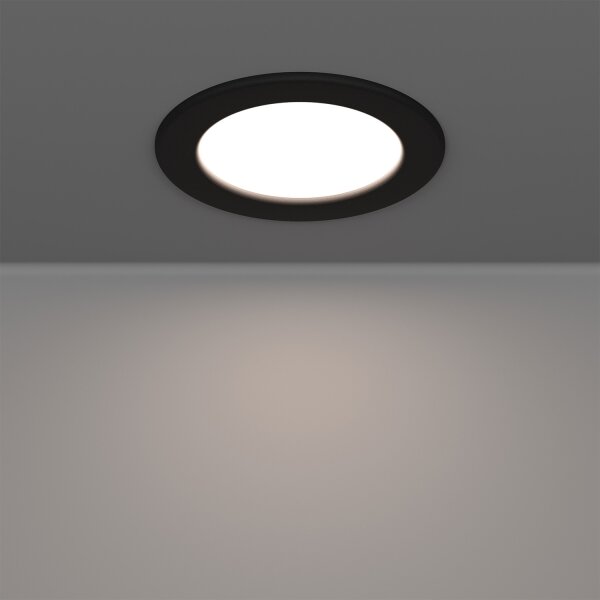 Eglo 901426-LED RGBW St. kou. pod. sví. FUEVA-Z LED/5W/230V pr.12cm IP44 černá