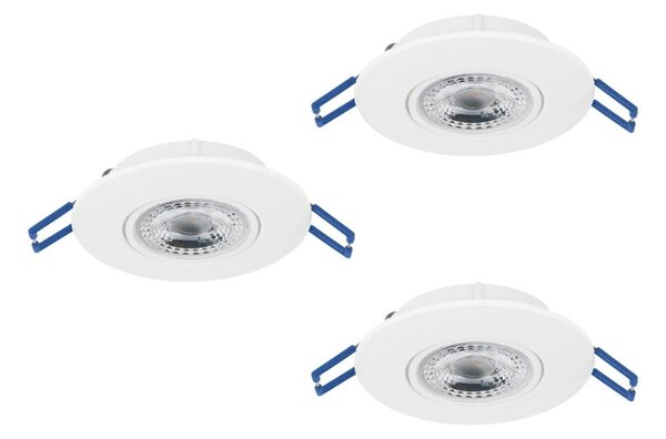 Eglo 300184- SADA 3xLED Podhledové svítidlo GEDREZ LED/4,9W/230V pr. 9 cm bílá