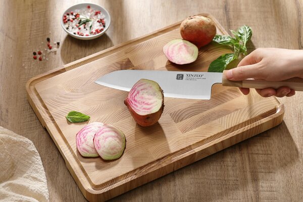 Santoku nůž XinZuo Zhen QE PM8M 7"