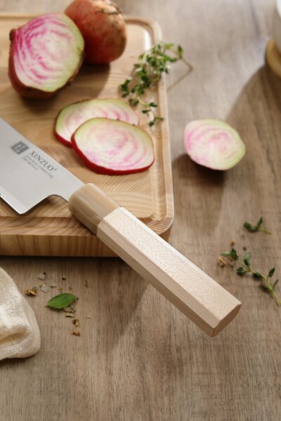 Santoku nůž XinZuo Zhen QE PM8M 7"