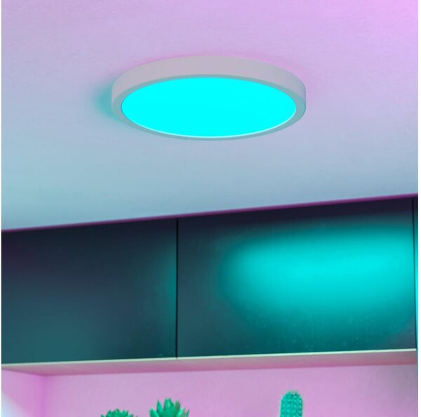 Eglo 901377 - LED RGBW Stm. kou. st. sv. FUEVA-Z LED/14,3W/230V 27,8cm IP44 bílá