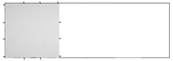 Psí kotec černý 330 x 110 x 110 cm ocel 150782