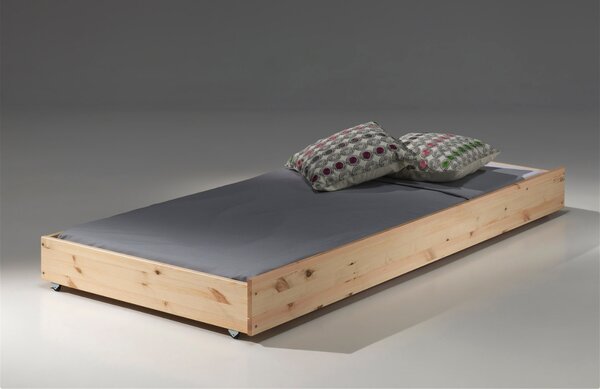 Přírodní borovicová zásuvka k posteli Vipack Pino 195 x 90 cm