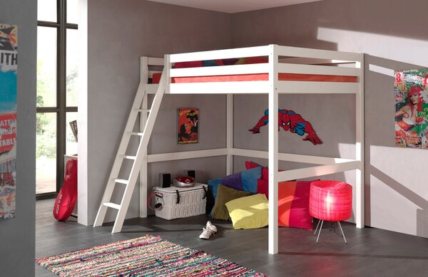 Vipack Dřevěná patrová postel Pino Mezzanine 140 x 200 cm