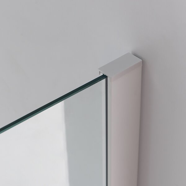 BPS-koupelny Pětiúhelníkový sprchový kout KZ91A 80x80 chrom/transparent + vanička ST07A WH bílá