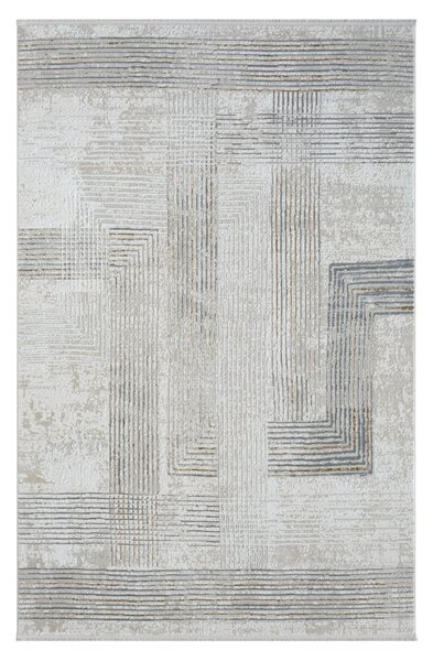 My Flair, Kusový koberec My Way creme, 80x150, šedá, chodba / předsíň