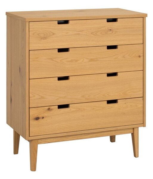 Komoda z dubového dřeva v přírodní barvě 75x85x38 cm Garrison – Rowico