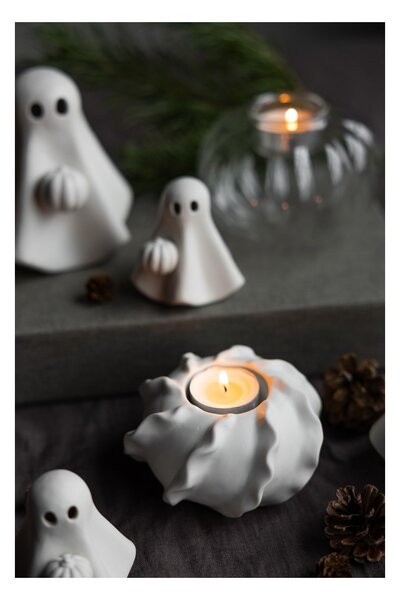 Podzimní dekorace Sune Ghost White 8 cm Storefactory Scandinavia