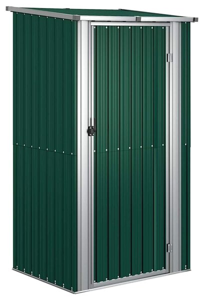 Zahradní domek zelený 118,5 x 97 x 209,5 cm pozinkovaná ocel 150899