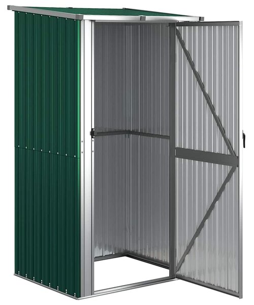 Zahradní domek zelený 118,5 x 97 x 209,5 cm pozinkovaná ocel 150899