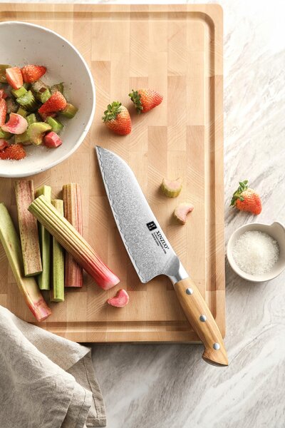 Santoku nůž XinZuo Pin X02O 7"