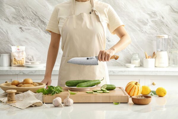 Santoku nůž XinZuo Pin X02O 7"