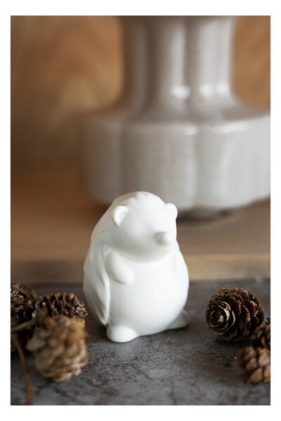 Keramická dekorace ježeček Rufus White 7 cm Storefactory Scandinavia