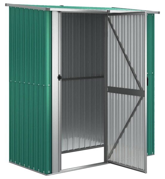 Zahradní domek zelený 180,5 x 97 x 209,5 cm pozinkovaná ocel 150903