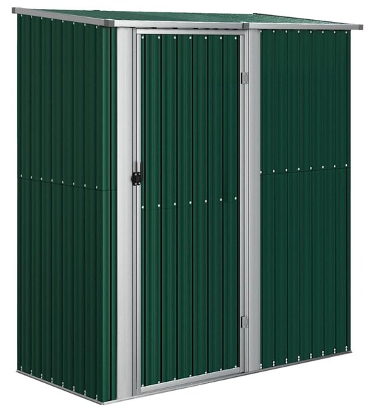Zahradní domek zelený 180,5 x 97 x 209,5 cm pozinkovaná ocel 150903