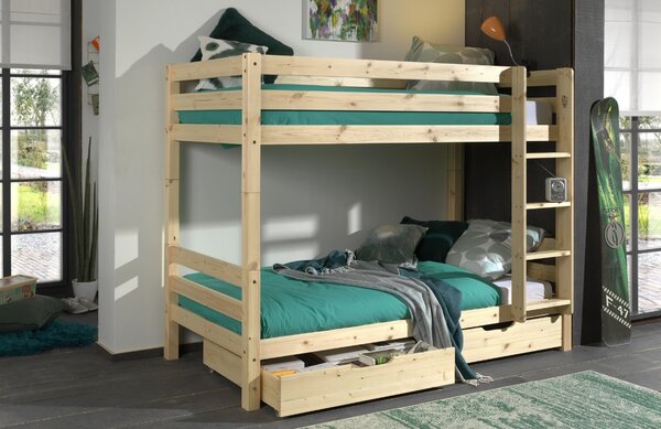 Set dvou borovicových zásuvek k posteli Vipack Pino 97,5 x 88,5 cm