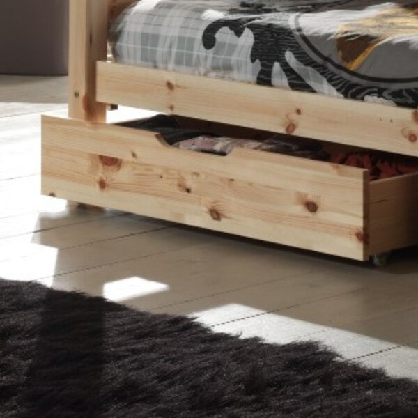Set dvou borovicových zásuvek k posteli Vipack Pino 97,5 x 88,5 cm