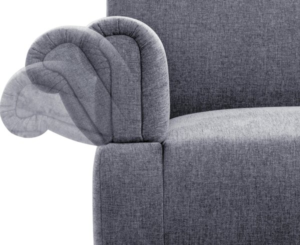 POHOVKA, textil, světle modrá, modrošedá Sit & More - Pohovky, Online Only