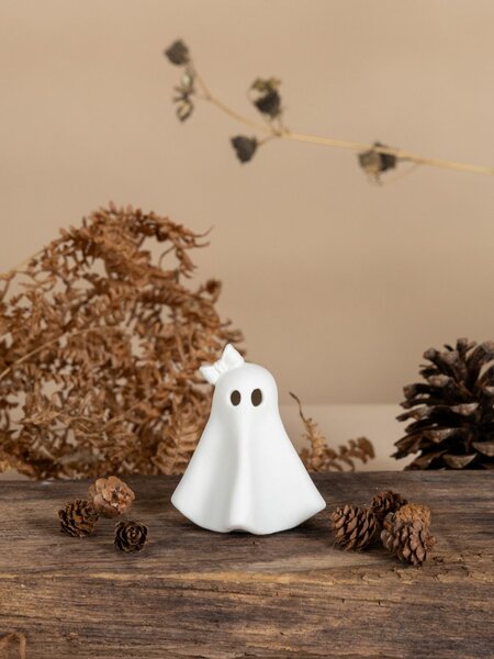 Podzimní dekorace Sofie Ghost White 8 cm Storefactory Scandinavia