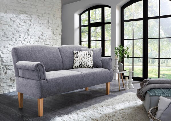 POHOVKA, textil, světle modrá, modrošedá Sit & More - Pohovky, Online Only