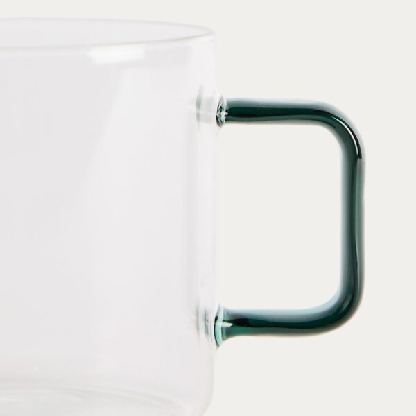 Kave Home Čirý skleněný hrnek Micla 260 ml