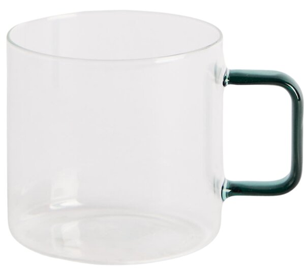 Kave Home Čirý skleněný hrnek Micla 260 ml