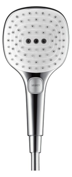 Hansgrohe Raindance Select E ruční sprcha 120 3jet EcoSmart, bílá/chrom 26521400