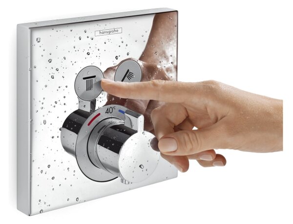Hansgrohe ShowerSelect termostat pod omítku pro 2 spotřebiče, chrom 15763000