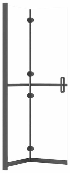 Skládací sprchová zástěna čiré ESG sklo 70 x 190 cm 151180