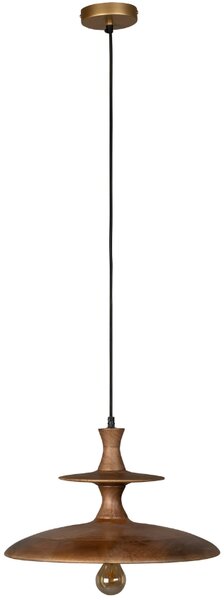 Hnědé mangové závěsné světlo DUTCHBONE CATH 43 cm