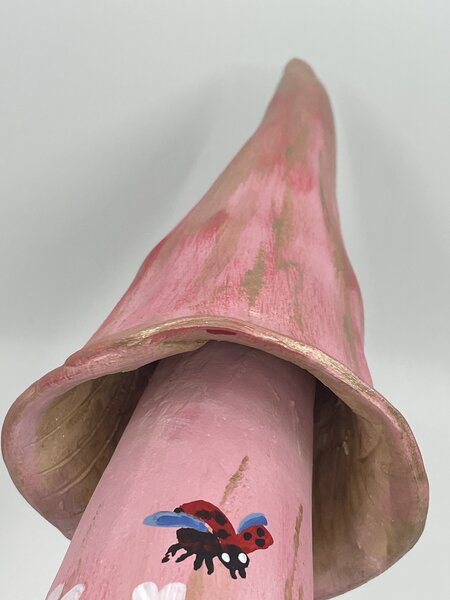 Luční princezna - Autorská keramická dekorace – 34 cm