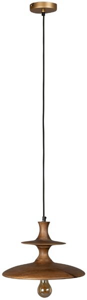 Hnědé mangové závěsné světlo DUTCHBONE CATH 34 cm