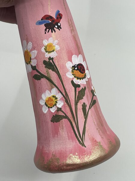 Luční princezna - Autorská keramická dekorace – 34 cm