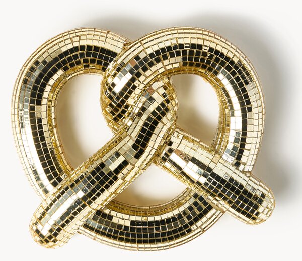 Třpytivá dekorace Disco Pretzel