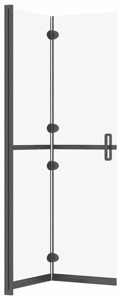 Skládací sprchová zástěna mléčné ESG sklo 70 x 190 cm 151192