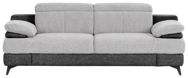 DVOUMÍSTNÁ POHOVKA, textil, barvy grafitu, barvy stříbra Livetastic - Pohovky, Online Only