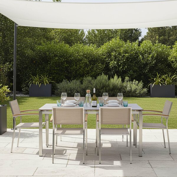 ZAHRADNÍ SESTAVA kov, textil, kompozitní dřevo Gardenson - Online Only zahradní nábytek, Online Only