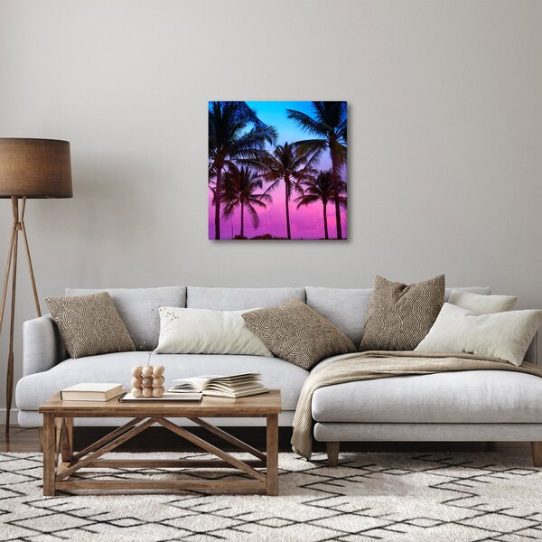 Obraz - Palmy v Miami (30x30 cm)