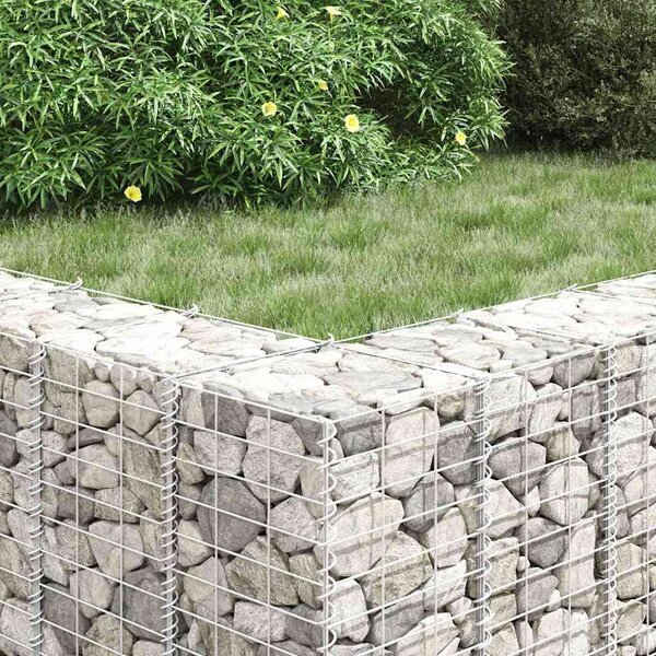 Gabionové vyvýšené záhony 3 ks 30 x 30 x 50 cm železo 151248