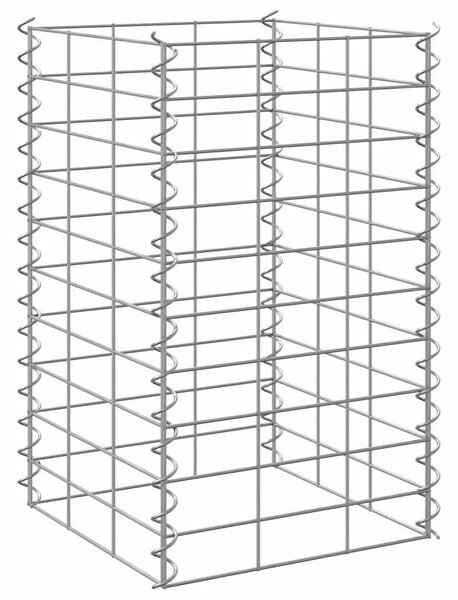 Gabionové vyvýšené záhony 3 ks 30 x 30 x 50 cm železo 151248