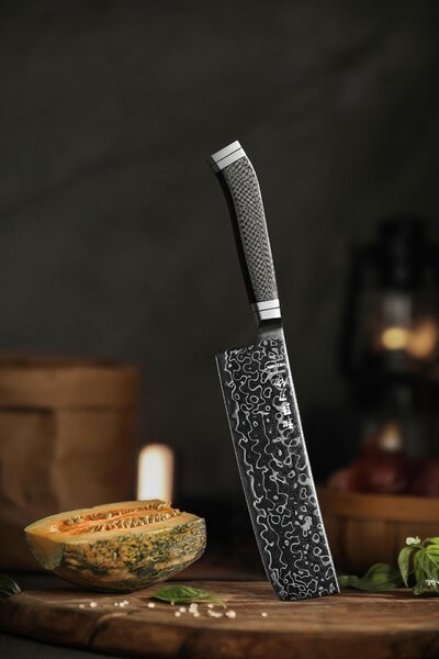 XinZuo Nakiri nůž HezHen X10 7"