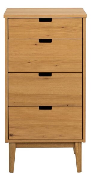 Komoda z dubového dřeva v přírodní barvě 45x92x38 cm Garrison – Rowico
