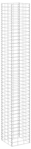 Gabionové vyvýšené záhony 3 ks 30 x 30 x 200 cm železo 151251
