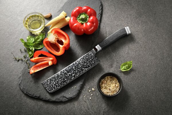 XinZuo Nakiri nůž HezHen X10 7"