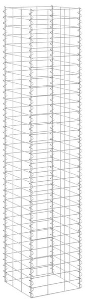 Gabionové vyvýšené záhony 3 ks 30 x 30 x 150 cm železo 151250