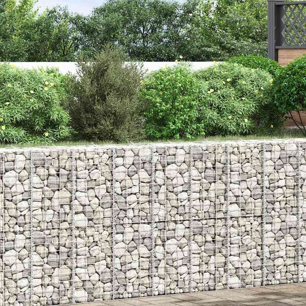 Gabionové vyvýšené záhony 3 ks 30 x 30 x 100 cm železo 151249