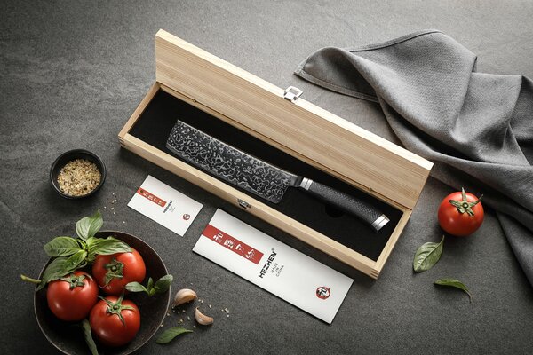 XinZuo Nakiri nůž HezHen X10 7"