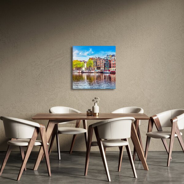 Obraz - Tančící domy, Amsterdam (30x30 cm)