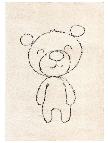 Yellow Tipi Béžový dětský koberec Teddy Bear 160 x 230 cm